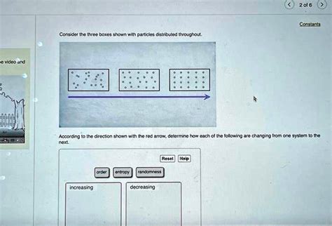 consider the three boxes shown with particles distributed throughout.|Consider the three boxes shown with particles distributed .